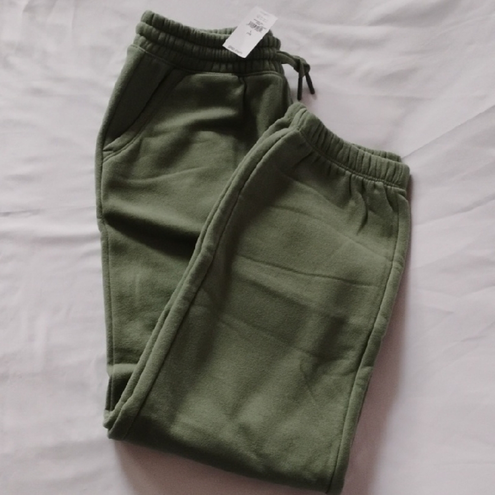 GAP Sage Green Fleece Joggers